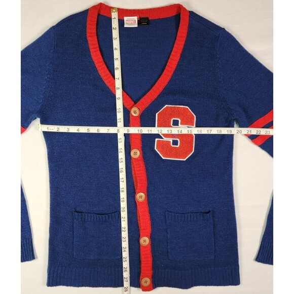 Vintage Marvel Spider-Man Varsity Sweater M – V-Neck Cardigan Jacket - Picture 4 of 9